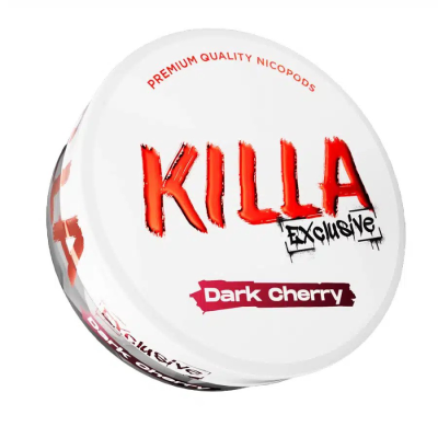 Killa Nicotine Pouches Exclusive Dark Cherry 16mg